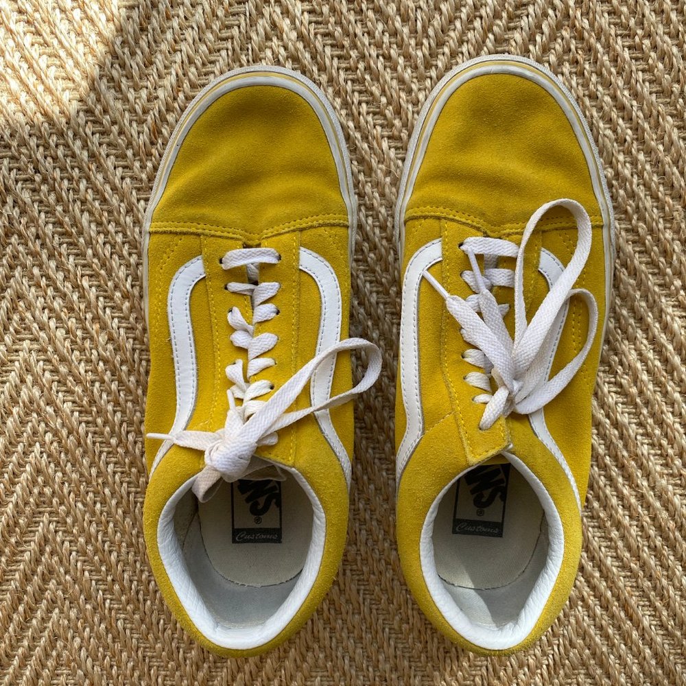 Custom 'Old Skool' Vans - Yellow